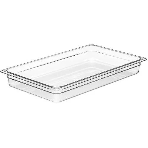 FOOD PAN 1/1 SIZE, 2.5" DEEP, CLEAR, CAMBRO