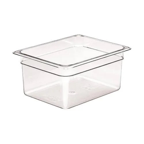 FOOD PAN 1/2 SIZE, 6" DEEP, CLEAR, CAMBRO