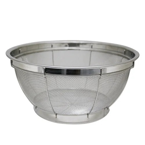 S/S 18-8 ROUND COLANDER D25CM