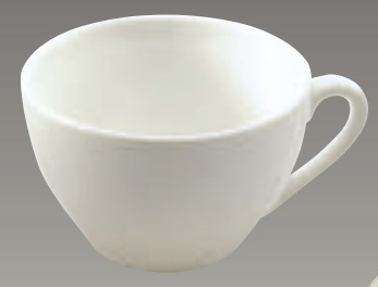 TEA/COFFEE CUP 160CC, D80XH55MM, ROYAL WHITE