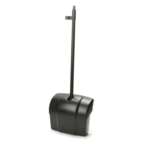UPRIGHT DUST PAN W/COVER & HOOK, L33.2XW14.4XH95.8CM, BLACK, PREDATOR, TRUST