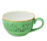 TEA CUP/SMALL CAPPUCINO CUP 200ML, 10X5.8CM, JAVA EDEN GREEN