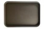 14x18" NON-SLIP RECTANGULAR TRAY BROWN PLASTIC