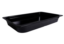 MELAMINE GN 1/1 PAN L53XW32.5XH10CM, BLACK, EFAY