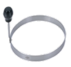 S/S ROUND EGG RING 90X13X70MM