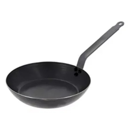 BLUE STEEL LYONNAISE FRYING PAN D26XH5CM, DE BUYER