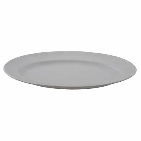 OVAL PLATE 36CM, PORCELAIN WHITE PATRA