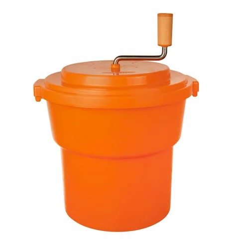PP SALAD SPINNER D46.5XH56.5CM, 18.9L, ORANGE, JIWINS