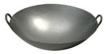 IRON WOK HAND-MADE HEAVY DUTY 16"