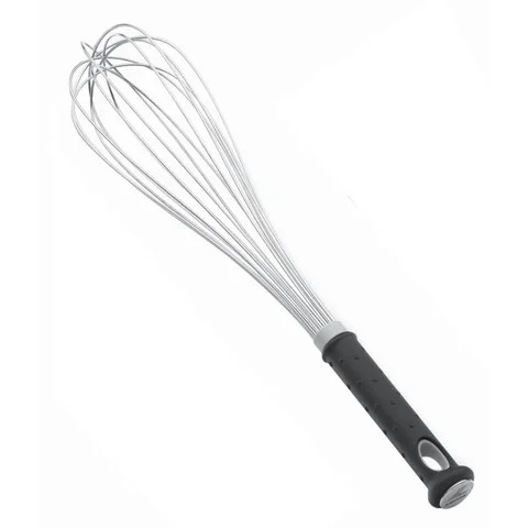 S/S WHISK WITH FIBREGLASS HANDLE (250OC) L50CM, LACOR