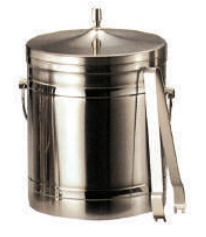 INSULATED ICE BUCKET W/ LID D125XH170MM, 1.2L W/ 2 SIDE RING