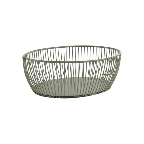 APS SVART METAL BASKET L24XW19XH8CM, GREEN